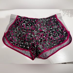 Active wear, size small, has build in underwear, strings in waist band